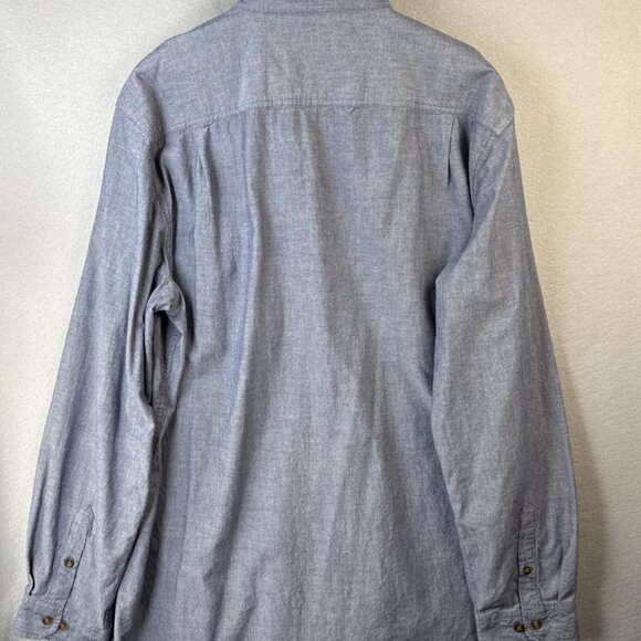 Carhartt Canvas Button Down Shirt Mens Size 2XL XXL Relaxed Fit Work Farm Cowboy - Picture 8 of 11